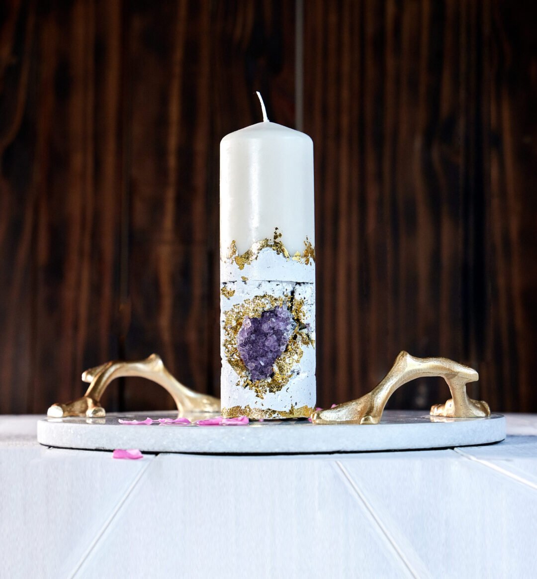 White & Amethyst Pair - Image 3