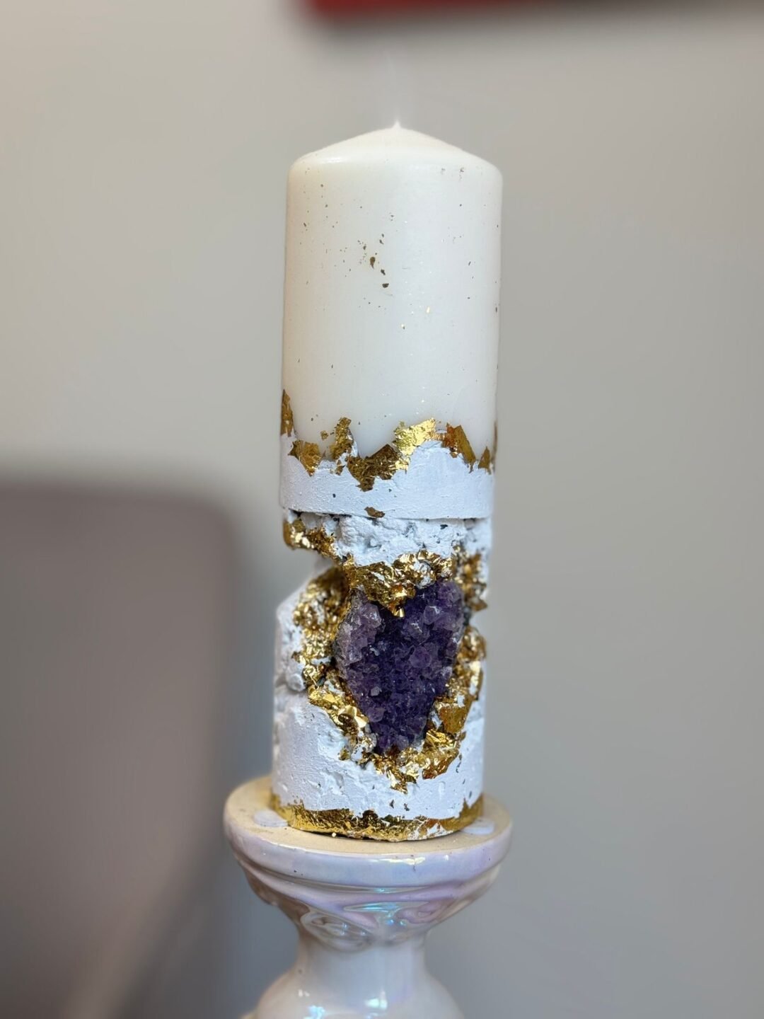 White & Amethyst Pair - Image 2