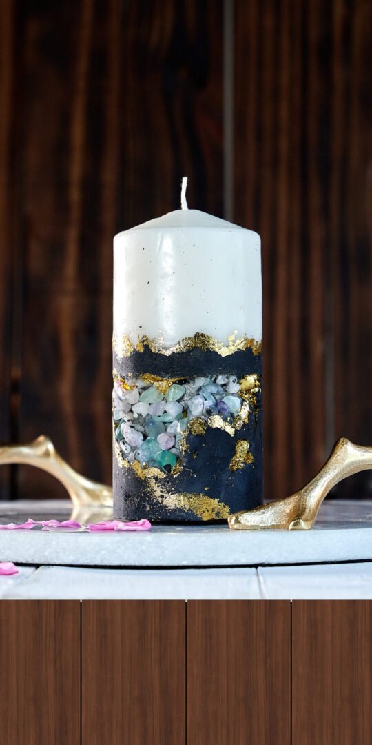 Charcoal Emerald Candle